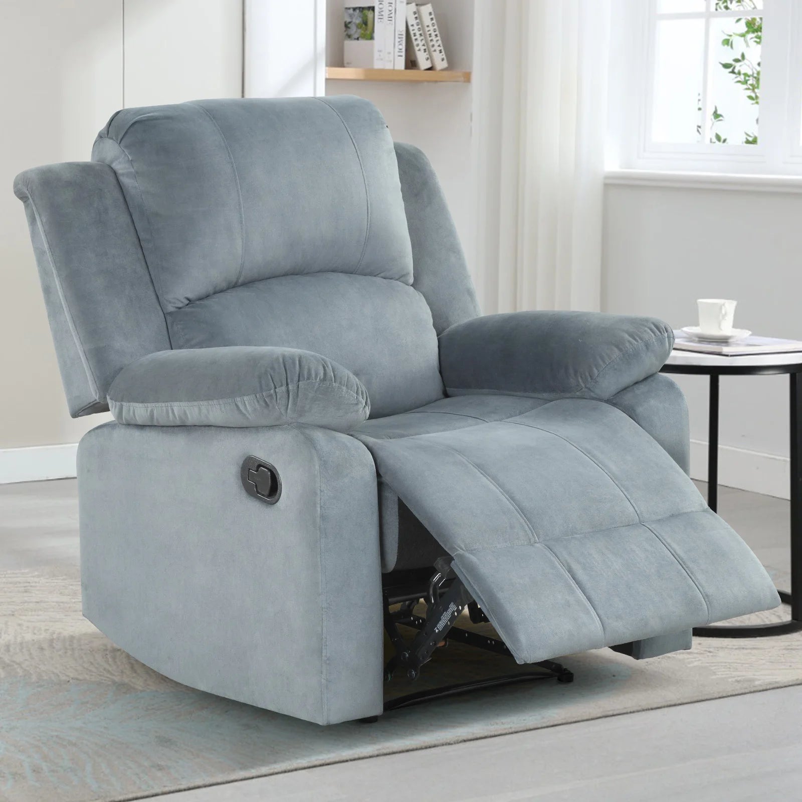 Fabric Comfort Upholstered Manual Recliner