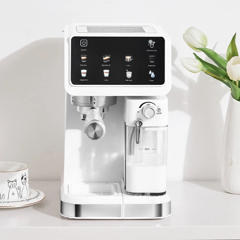 Italian High-Pressure Espresso Machine – Automatic Milk Frothing with Intelligent Color Screen