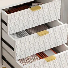 Tribesigns Modern Nightstand, 25.8" Tall Bedside Table with 3 Drawers, Contemporary End Side Table with Storage for Bedroom