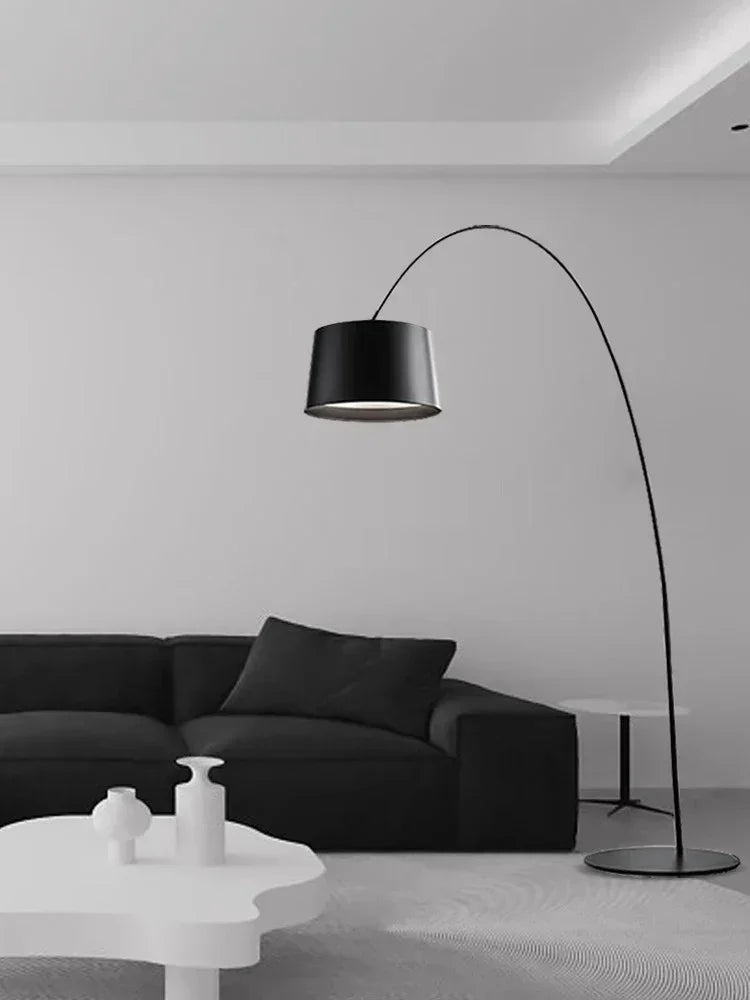 Modern Minimalist Led Floor Lamps Nordic Arc Living Room Sofa Stand Light Bedroom Bedside Lamp Decoration Home Lighting Fixtures
