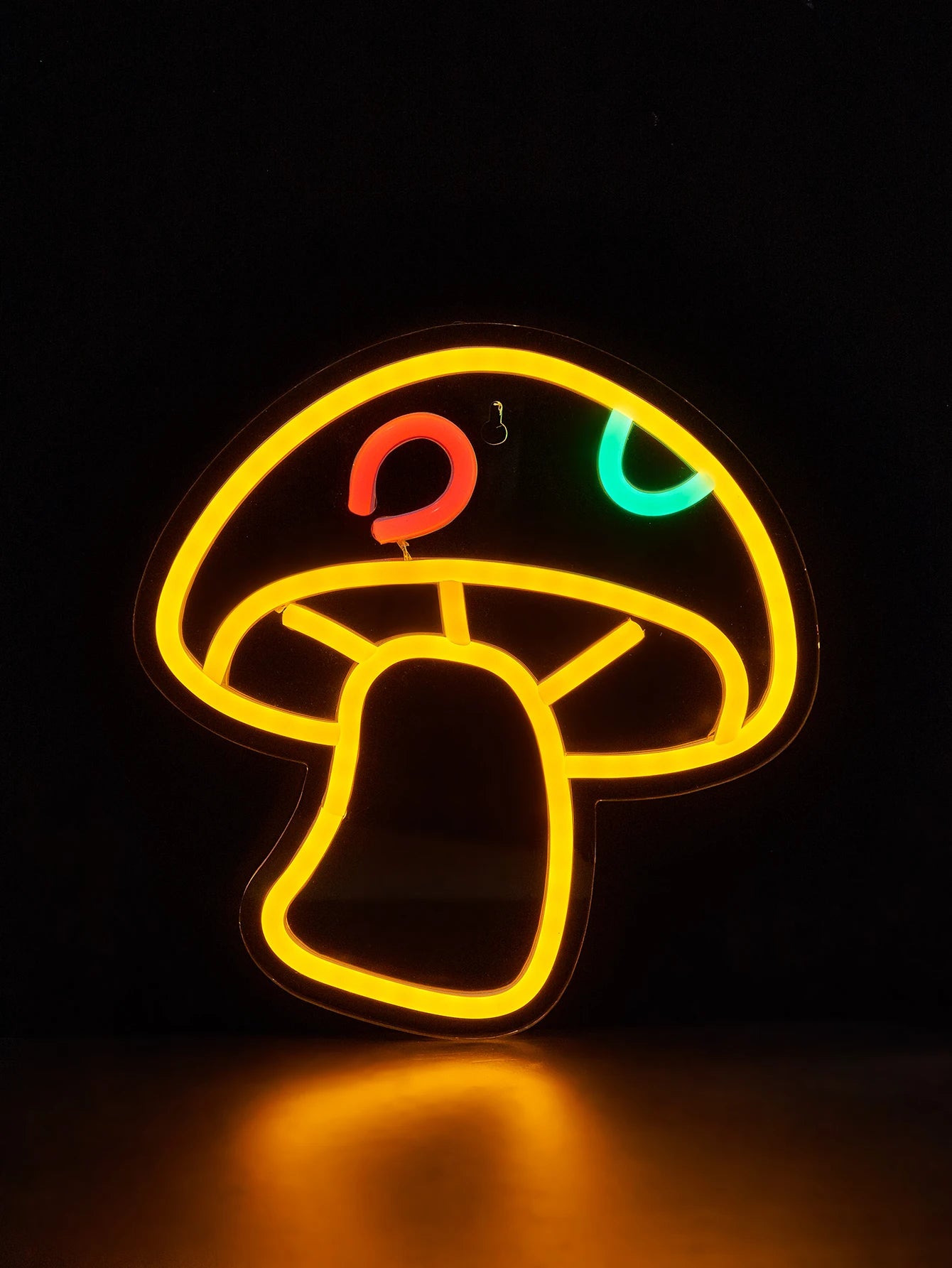 Chi-buy LED Neon Mushroom USB Powered Neon Signs Night Light 3D Wall Art Bedroom Living Room Decor Lamp Signs