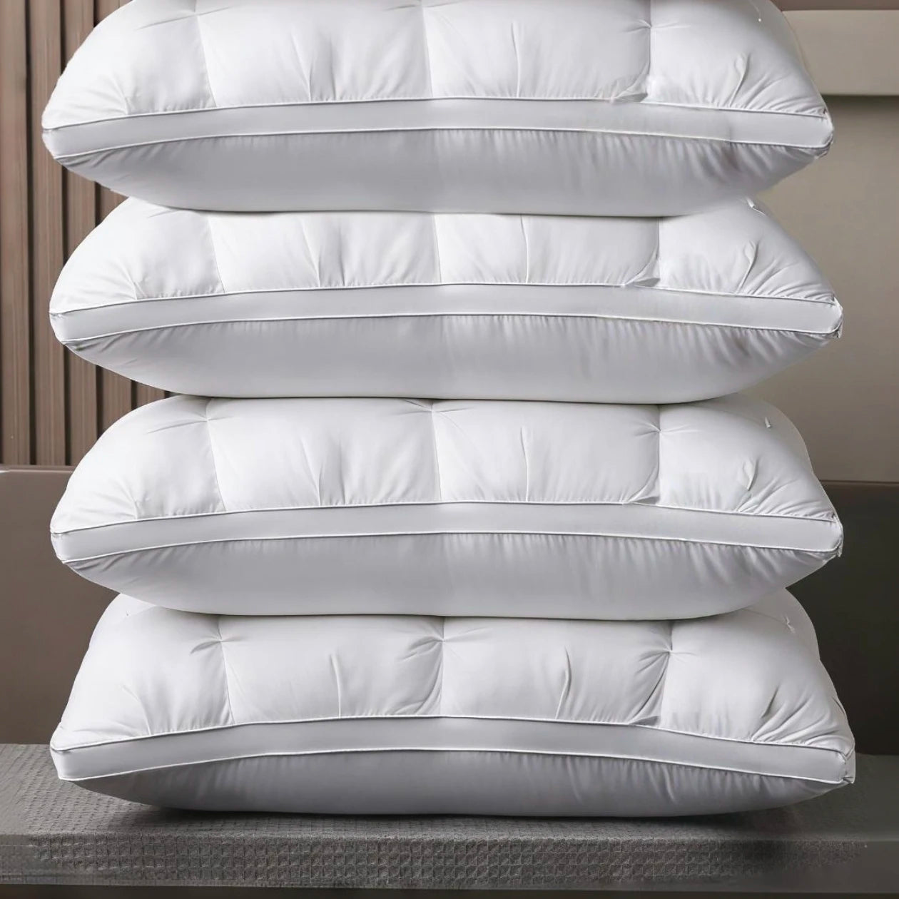 2-Pack Premium 5-Star Hotel Pillows for All Sleeping Positions,Year-Round Comfort,Ultra-Soft Machine-Washable Pillows