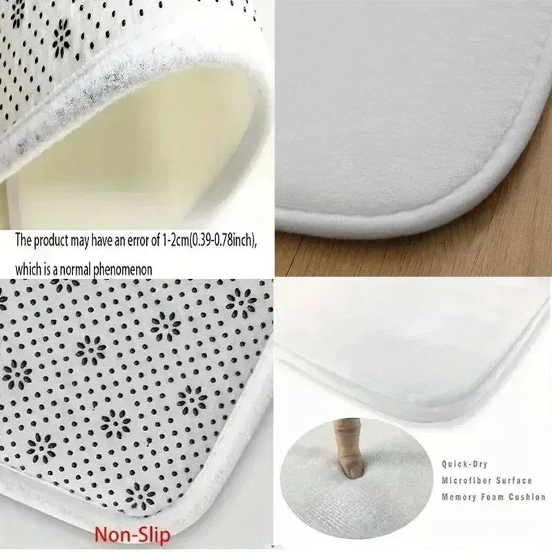 Welcome Inspired Patterned Door Mat Artistic Elegant Print Mat Non Slip Floor Mat For Entryway Doorstep Home Decor