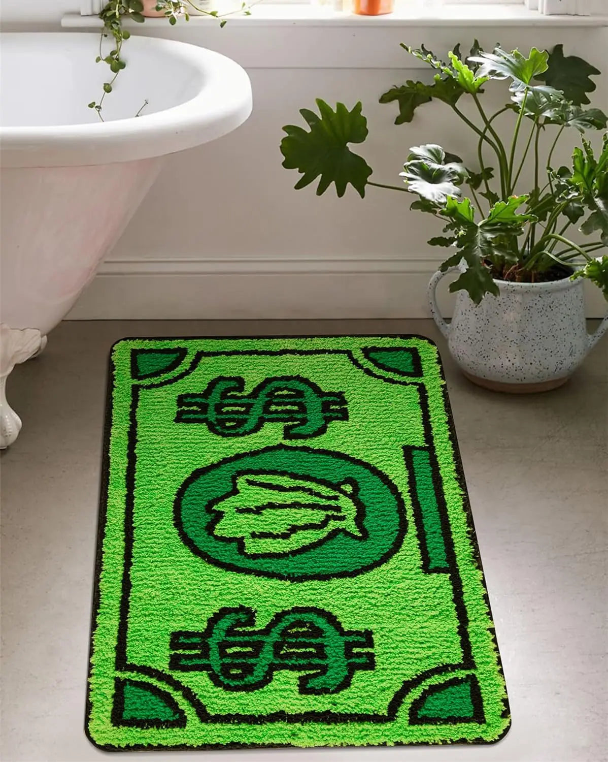 Cartoon Money Rugs Waterproof Floor Mat Fluff Carpet Non-slip DoorMat Unique Living Room Decor Rug For Bathroom Hallway Balcony