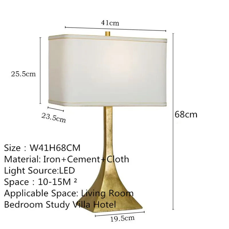 Contemporary Luxury Table Lamp LED Personality Creativity Living Room Bedroom Study Villa Hotel Bedside Household Desk Light