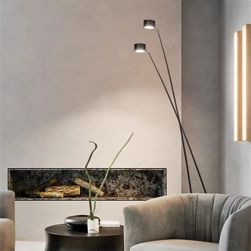 Davide Groppi Sampei Led Floor light Long Pole Spot Floor light for Living Room Sofa edside Art Decor Corner Standing Lamp