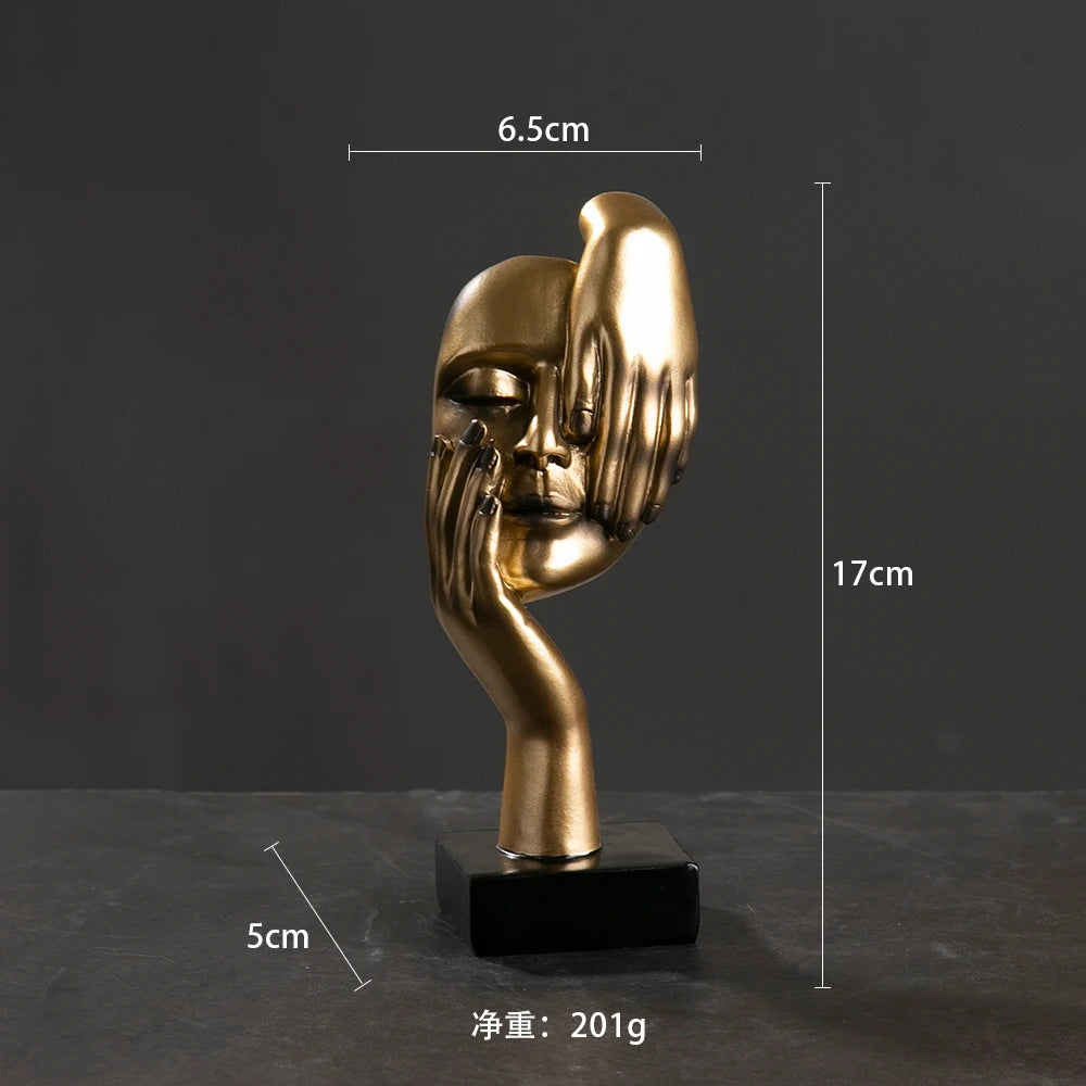 European crafts ornaments simple abstract figure sculpture office living room sculpture art decorations