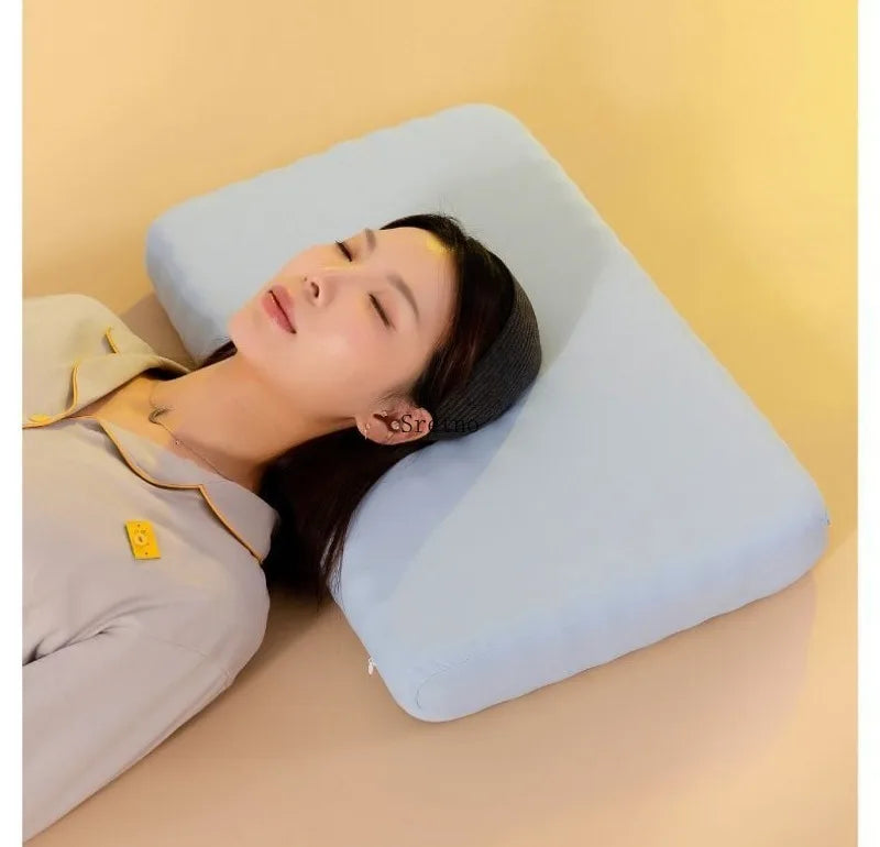 SRETNO Natural Latex Neck Pillow 2026 New Bubble Pillow for Home Use, Cervical Protection Sleep Aid for Adult Rubber Pillow Core