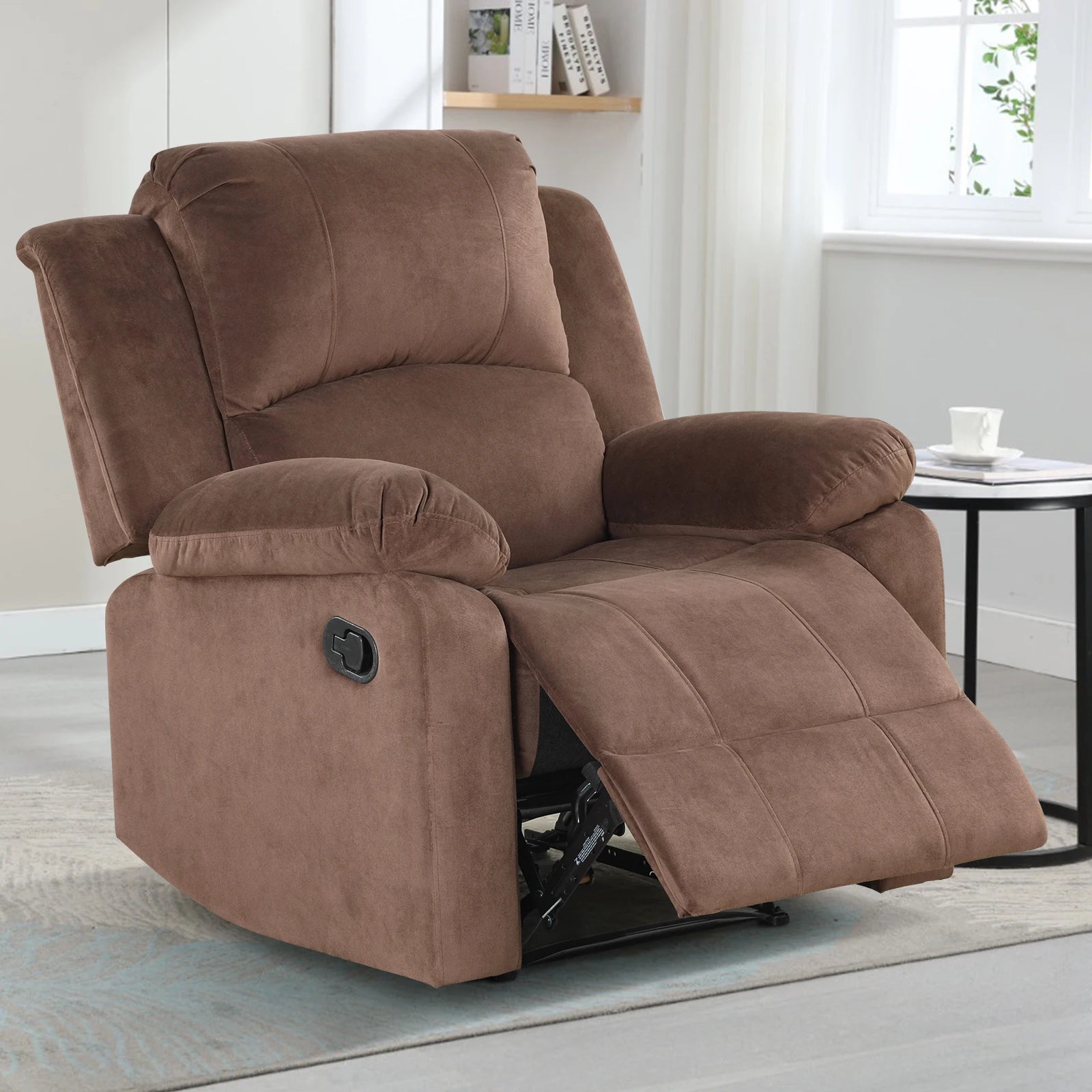Fabric Comfort Upholstered Manual Recliner