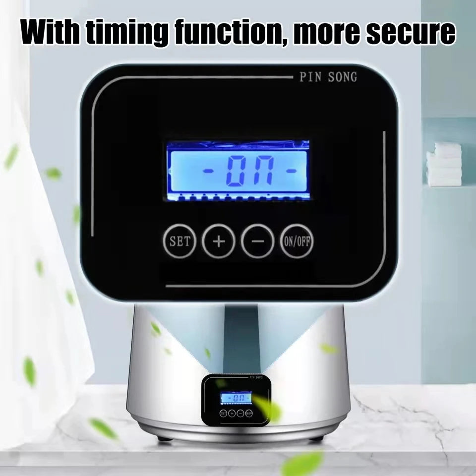 4L Water Distiller Machine – 750W Stainless Steel with Glass Container