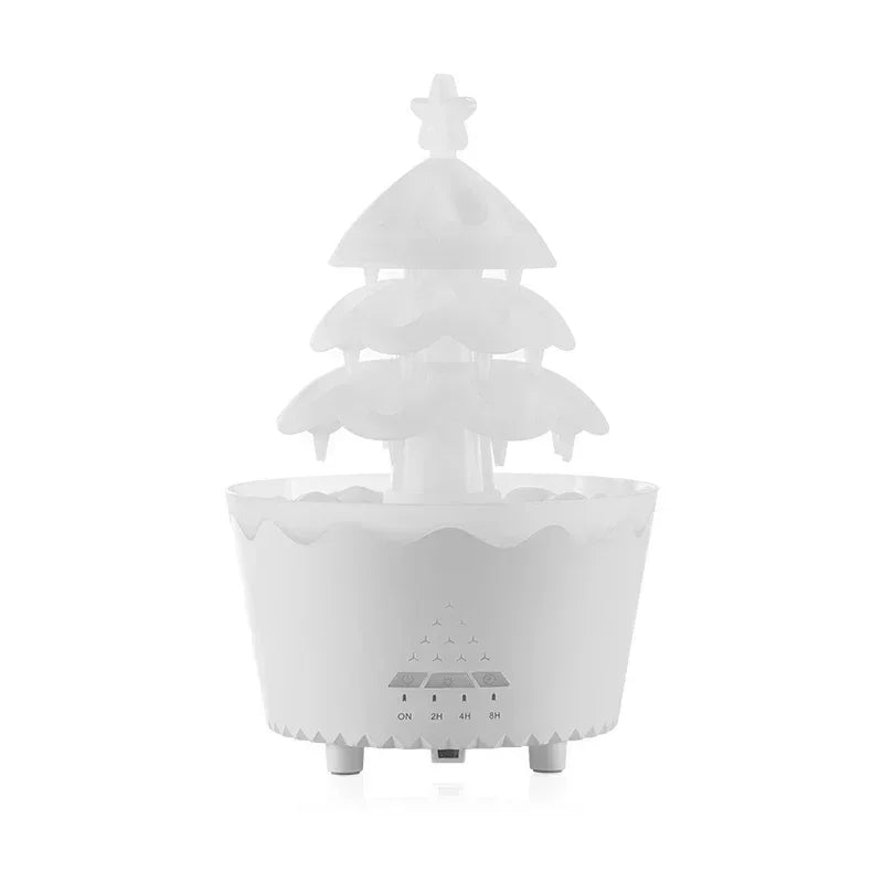 Lucky Tree Aromatherapy Diffuser Water Drip Raindrop Air Humidifier Rain Cloud with Remote Control for Christmas Gift
