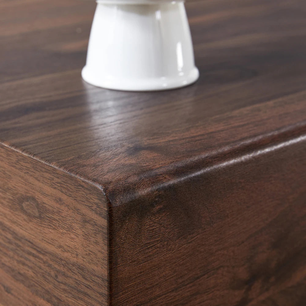 Modern Light Wood Coffee Table – Simple Rectangular Tea & Sofa Table