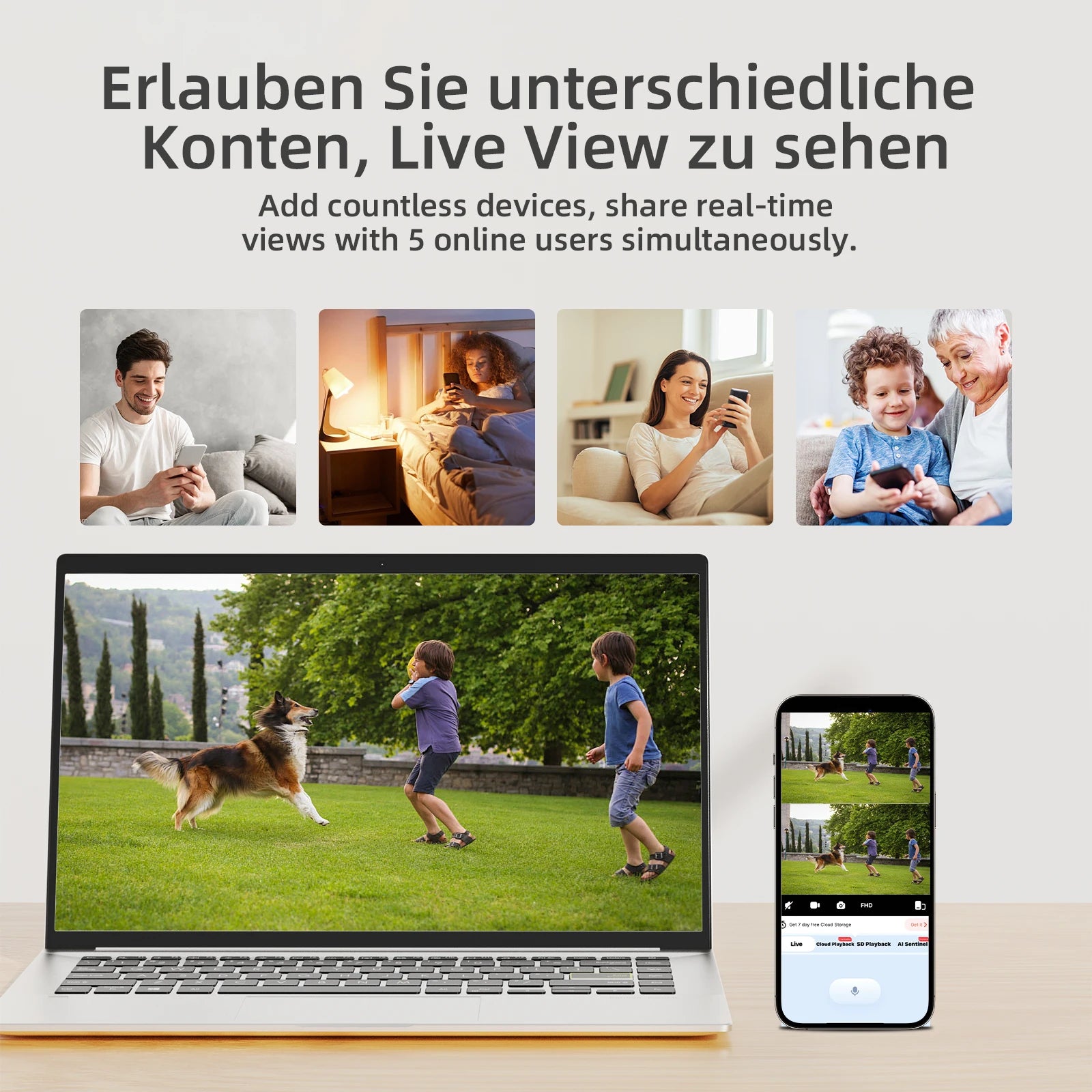 2Pcs Dual Lens WiFi Camera Smart Home Security PTZ IP Cameras 5MP Wireless Outdoor Dual Screens Auto Tracking Video Surveillance