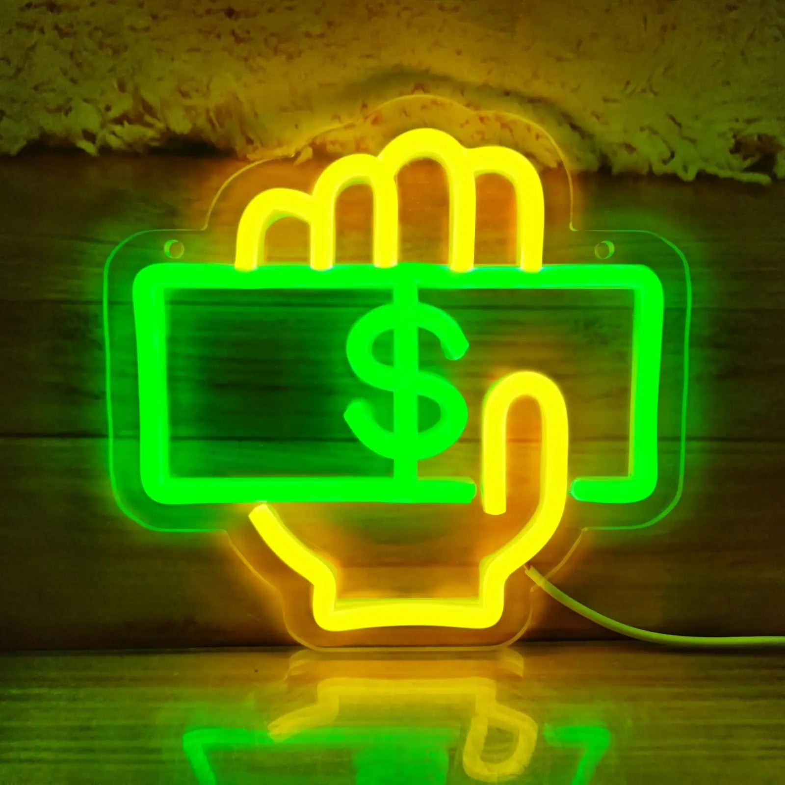 Money Neon Sign LED Neon light for Supermarkets Bar Coffee Shop Game Room Restaurant Room wall decoration light