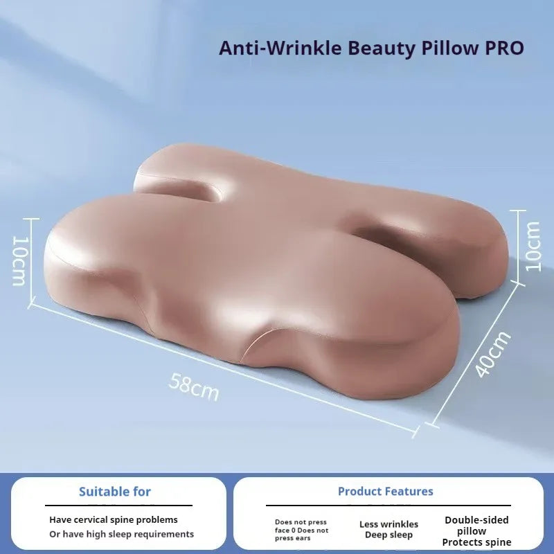 Orthopedic H Shape Nursing Cervical Beauty Pillow Memory Foam Filling Anti Aging Anti Wrinkle Pillow