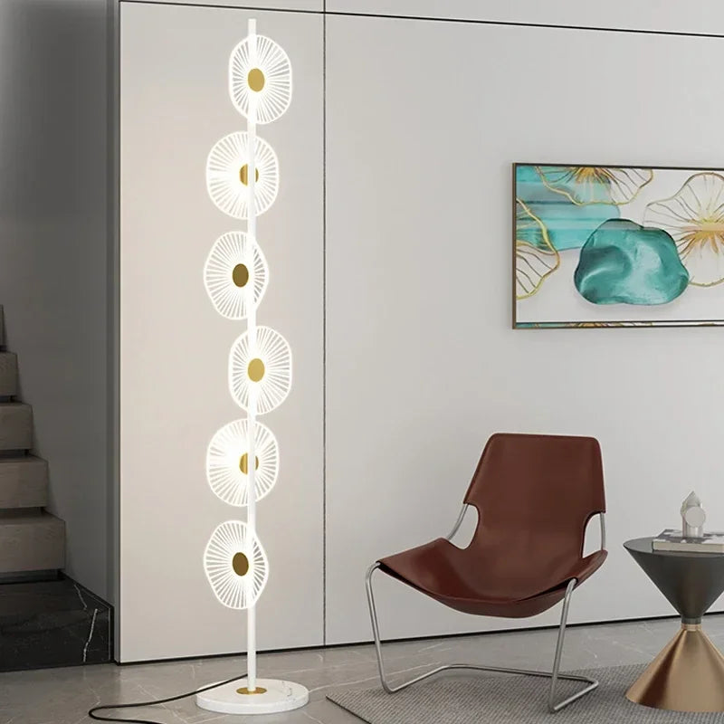 SAMAN Nordic Floor Lamp Modern Art Family Iiving Room Bedroom Creativity LED  Decorative Standing Light