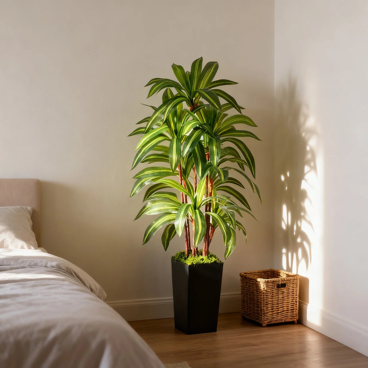 5 feet artificial Brazilian tree with potted artificial tree with artificial plant greening fake tree suitable for home use