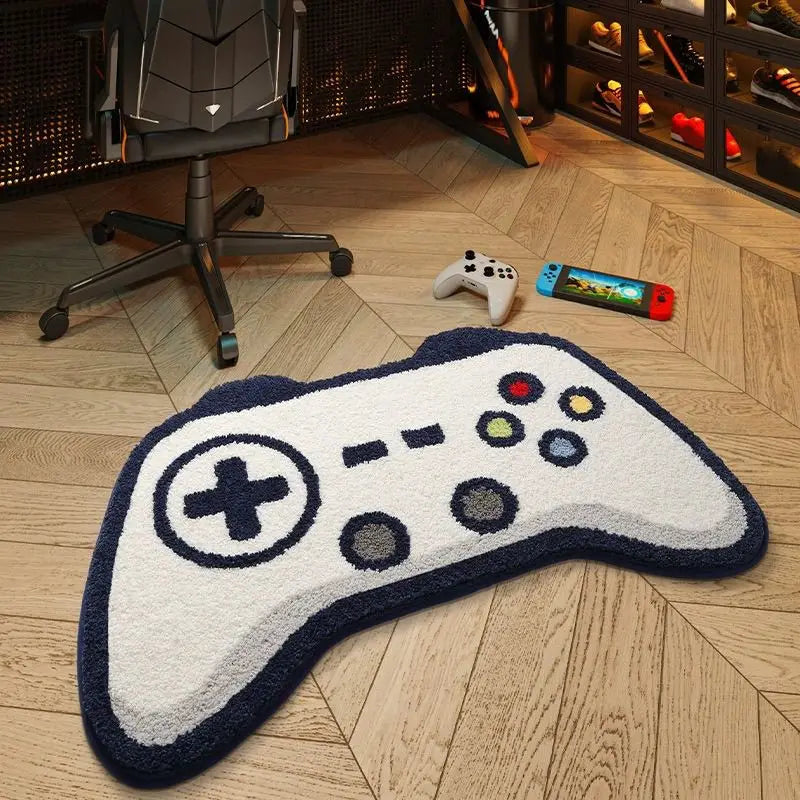 Water absorbent floor mat creative gamepad carpet e-sports room toilet door mat dormitory bathroom non-slip mat