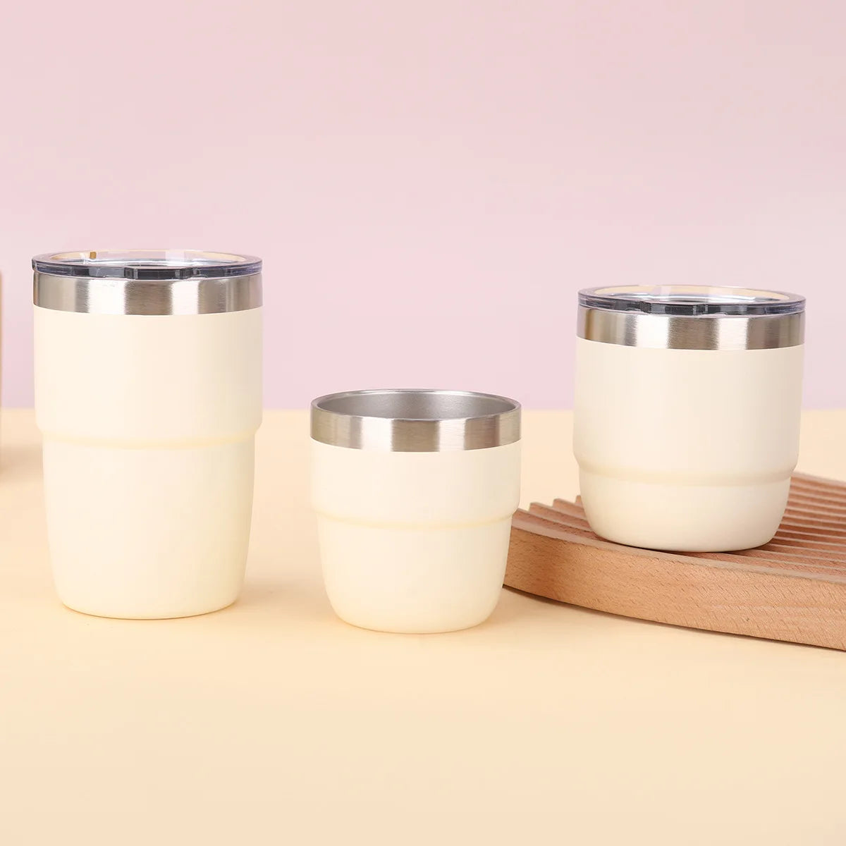 Creative Double-Wall Coffee Cup – 6oz / 8oz Vacuum Flask Tea Cup