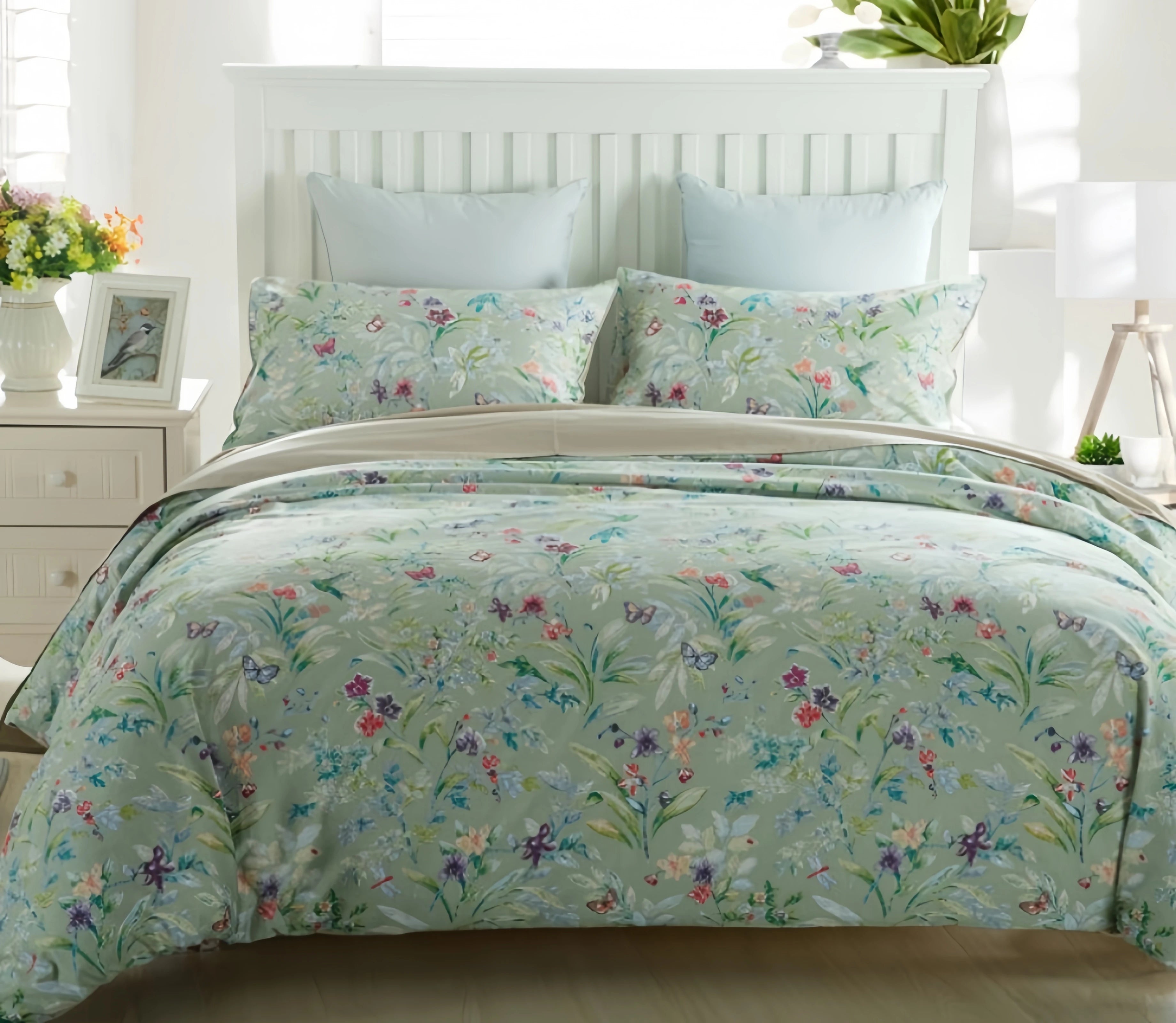 US Size Print Egyptian Cotton Bed Sheets Set, 100% Egyptian Cotton, North American country style,  Customize Size 11  To 20