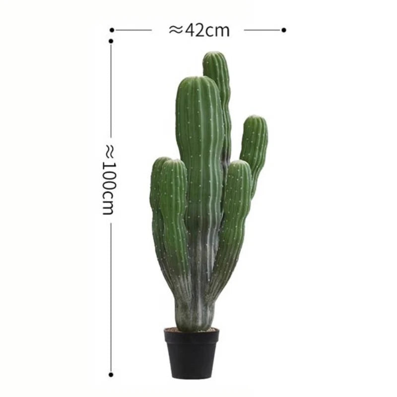 Modern Artificial Cactus Large Garden Yard Artificial Plants Decorations Elegant Plants Beautiful Fake Bonsai Aesthetic Supplies