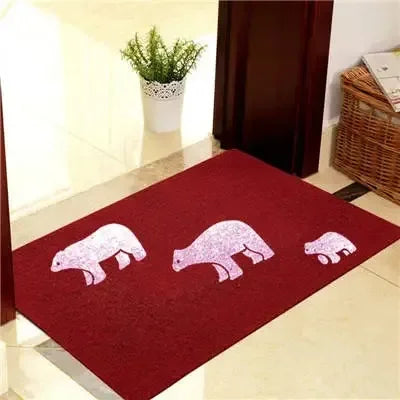 Welcome Home Non-Slip Washable Floor Mat – Easy Clean Decorative Doormat for Home & Office