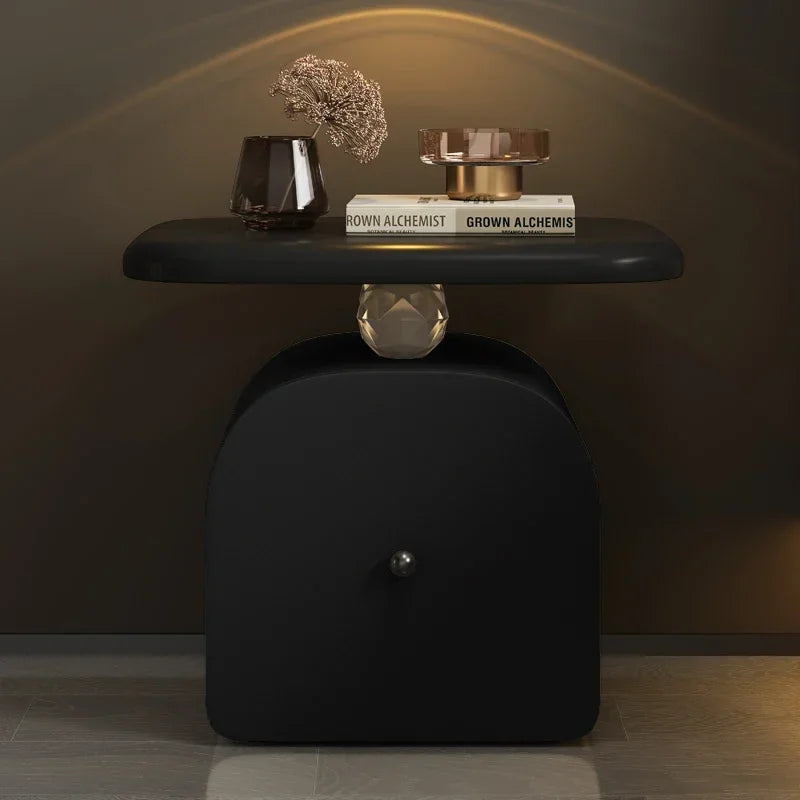 Modern Unique Bedside Table Cute Style Design Glamour Luxury Nightstands Trendy Storage Mesita De Noche Bedroom Furniture
