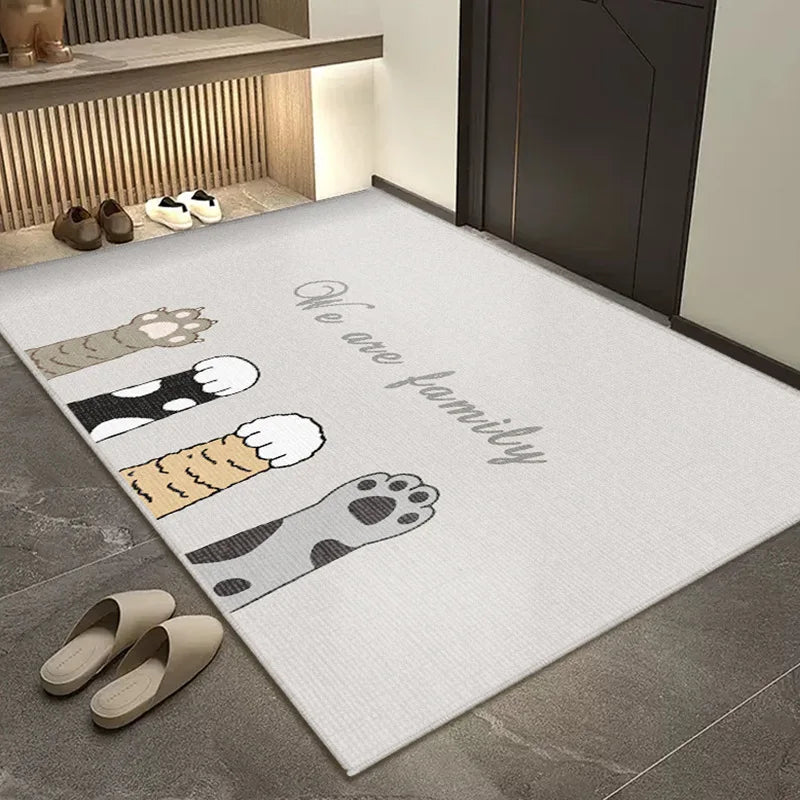 Turkish Persian Bohemian-Style Small Rug — Living Room Sofa, Kids' Play Area, and Entryway Non-Slip Mat, Decorative Rug