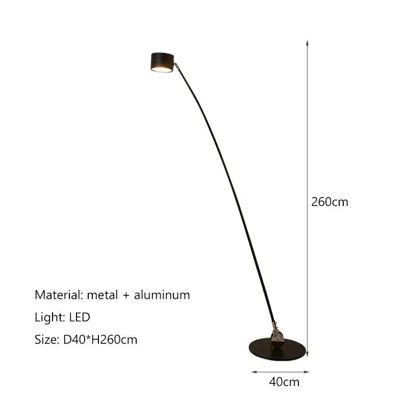 Davide Groppi Sampei Led Floor light Long Pole Spot Floor light for Living Room Sofa edside Art Decor Corner Standing Lamp