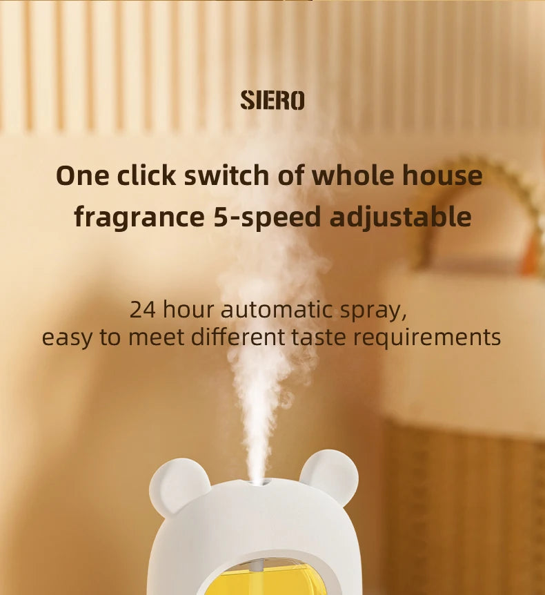 Cute Appearance Aromatherapy Diffuser Car Office Bedroom Living Room Kitchen Deodorant Portable Aromatherapy Machine