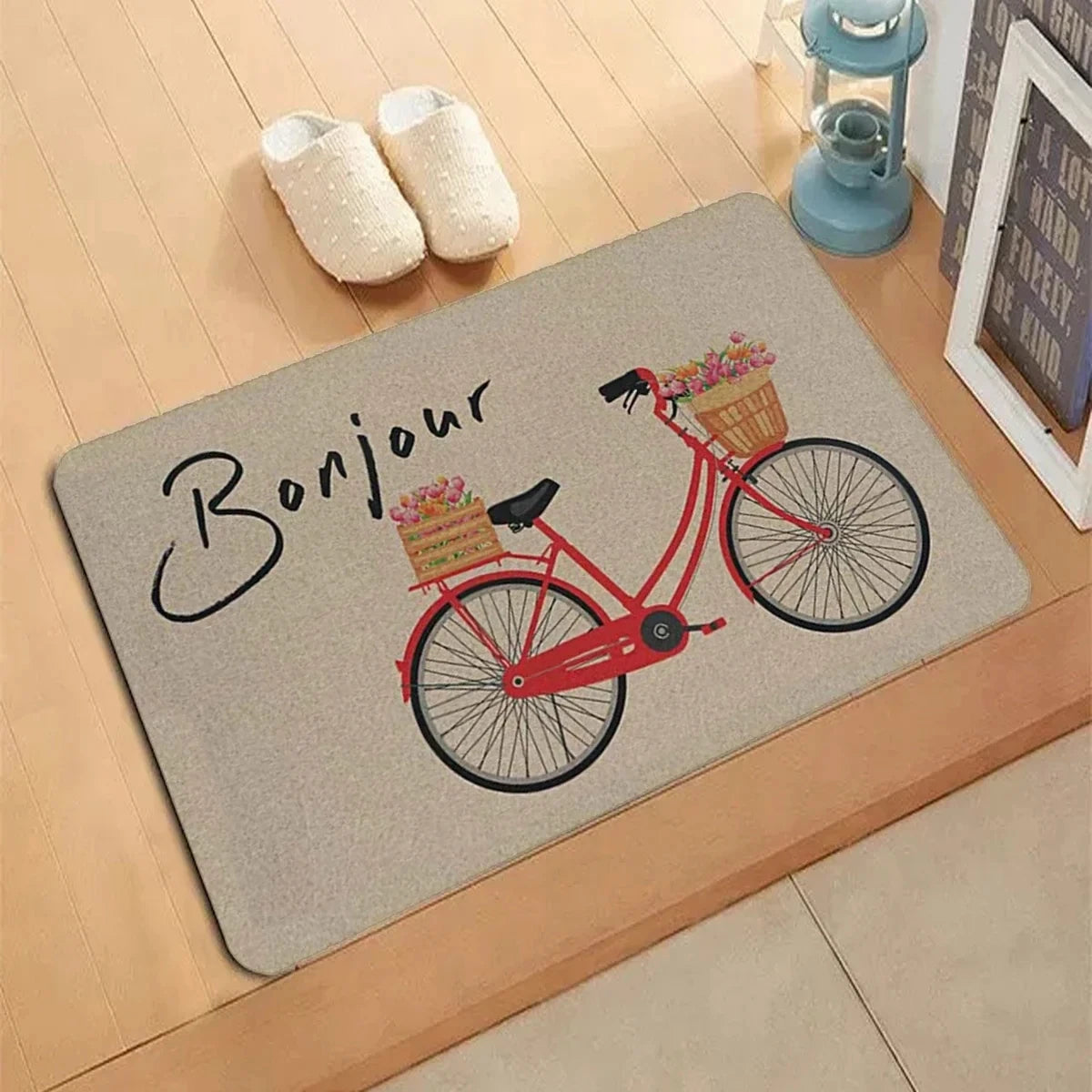 OH HELLO Pattern Carpet Entrance Doormat Non-slip Living Room Kitchen Bedroom Decor Rug Floor Mats Home Decoration Doormats