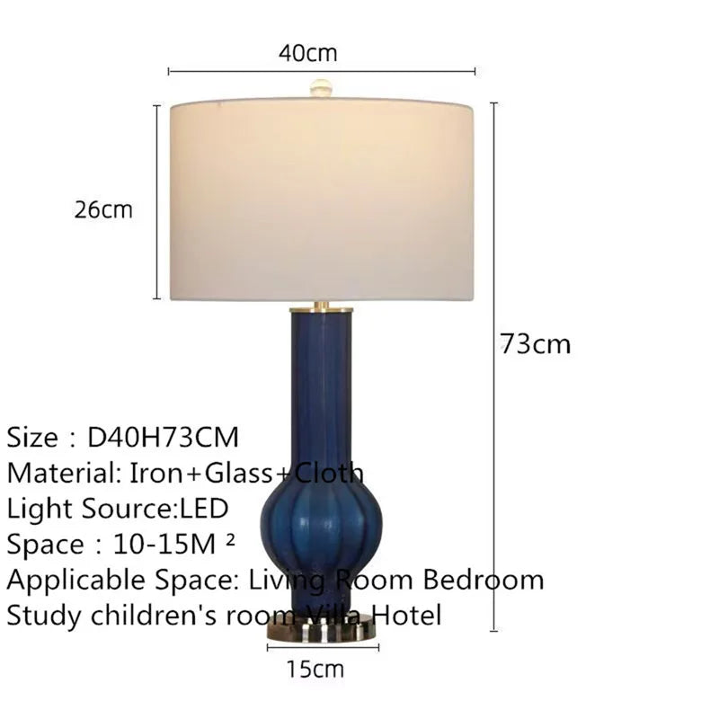 Contemporary Luxury Table Lamp LED Personality Creativity Living Room Bedroom Study Villa Hotel Bedside Household Desk Light