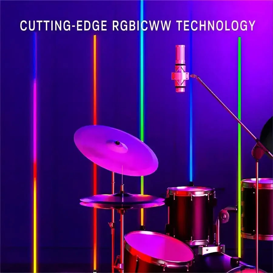 Smart LED Floor Lamp RGB Remote & APP Control Music Sync Corner Lighting Timer Mood Standing Lamp for Living Room Gaming