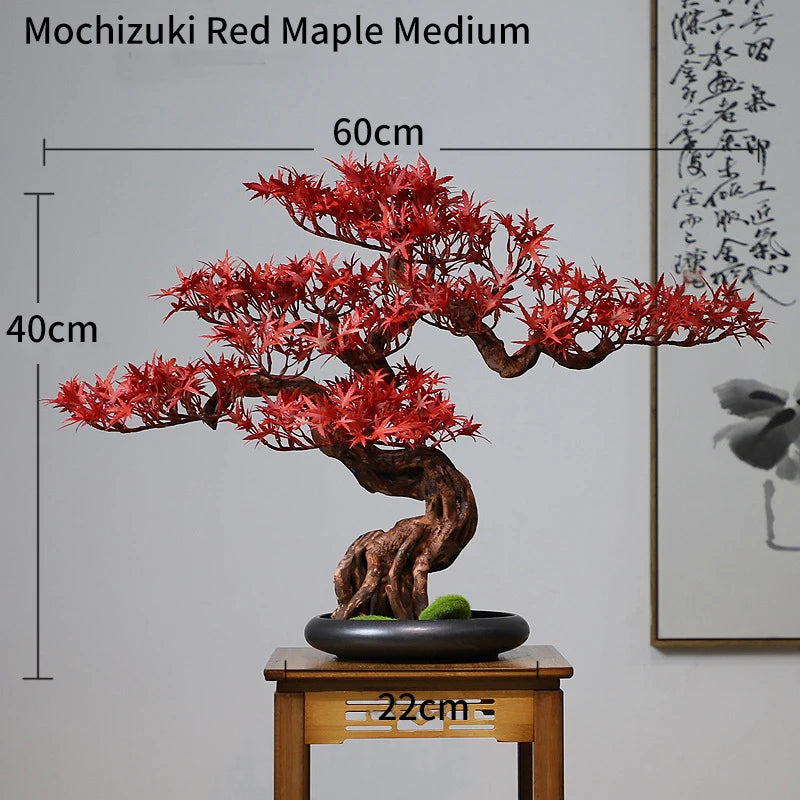 Simulation Welcome Pine Landscaping Decorations, Green Plant Bonsai Ornaments, Home, Living Room, Hotel, Porch Decoration