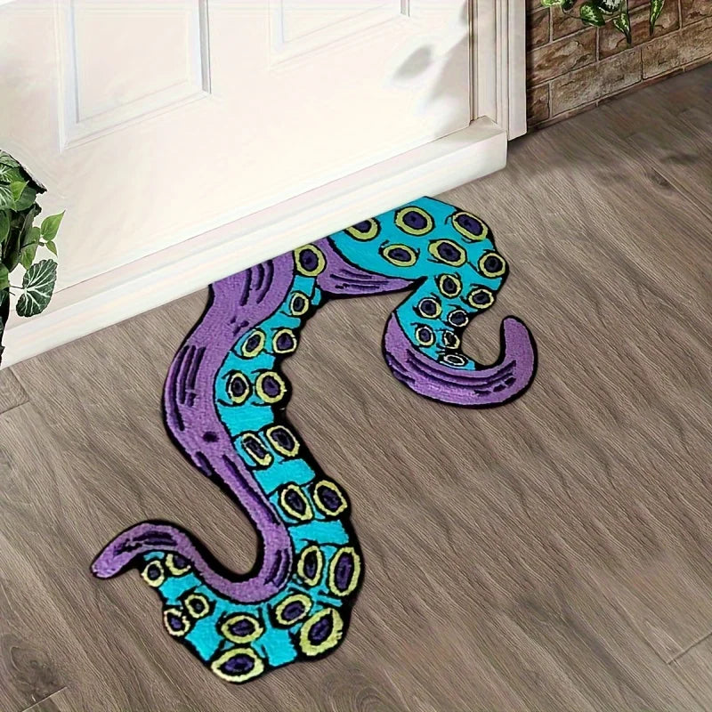 Octopus Entrance Doormats Kraken Tentacles Rug Home Bedroom Decorative Living Room Bathroom Rug Kitchen Carpet