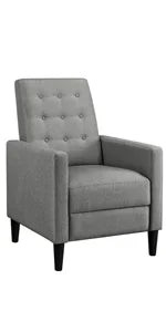 Pull-Out Trundle Bed Sleeper Sofa Convertible Couch for LimitedLiving Room Bedroom Guest Room Dark Gray 55.5 in