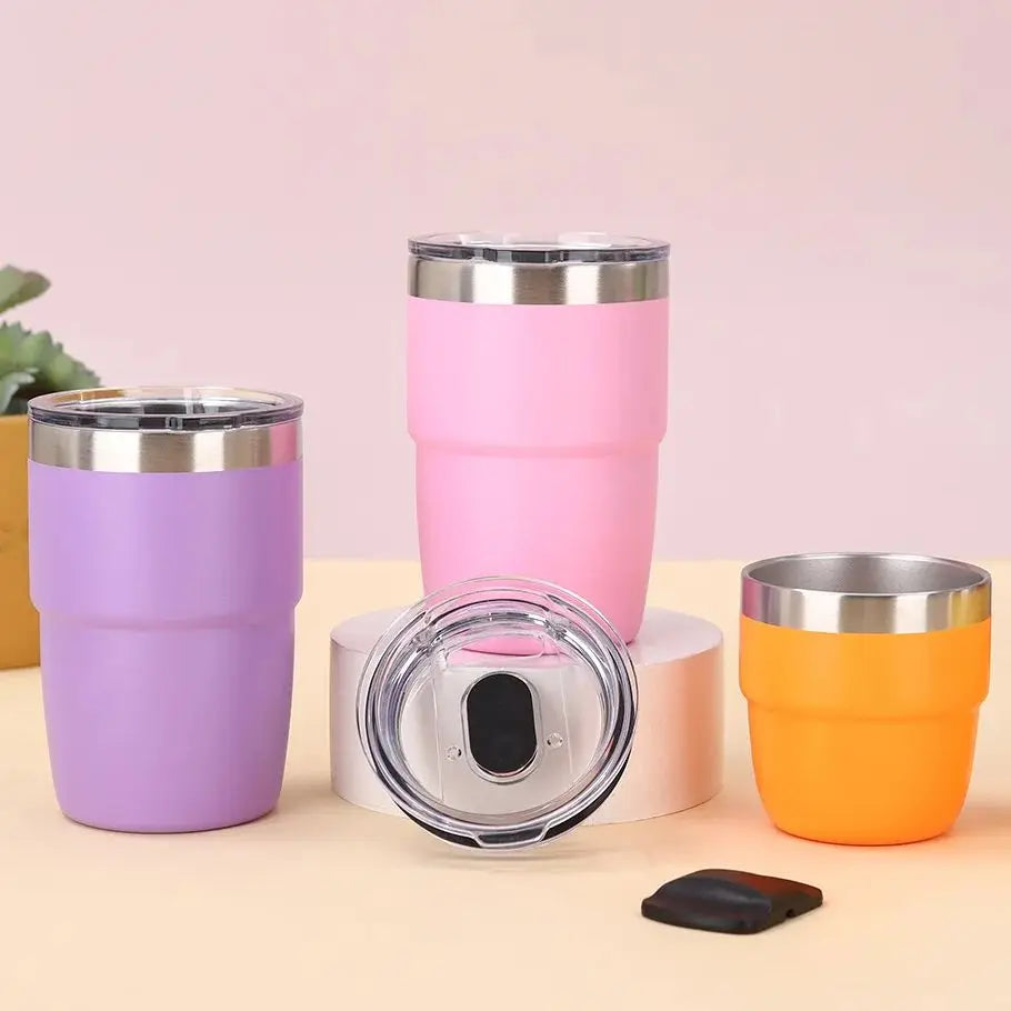 Creative Double-Wall Coffee Cup – 6oz / 8oz Vacuum Flask Tea Cup