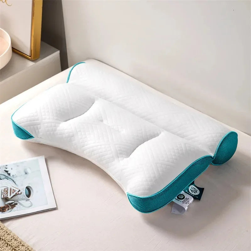 Ergonomic Pillow Memory Orthopedic Cotton Pillow Slow Rebound Soft Memory Slepping Pillows Ergonomic Shaped Relax The Cervical