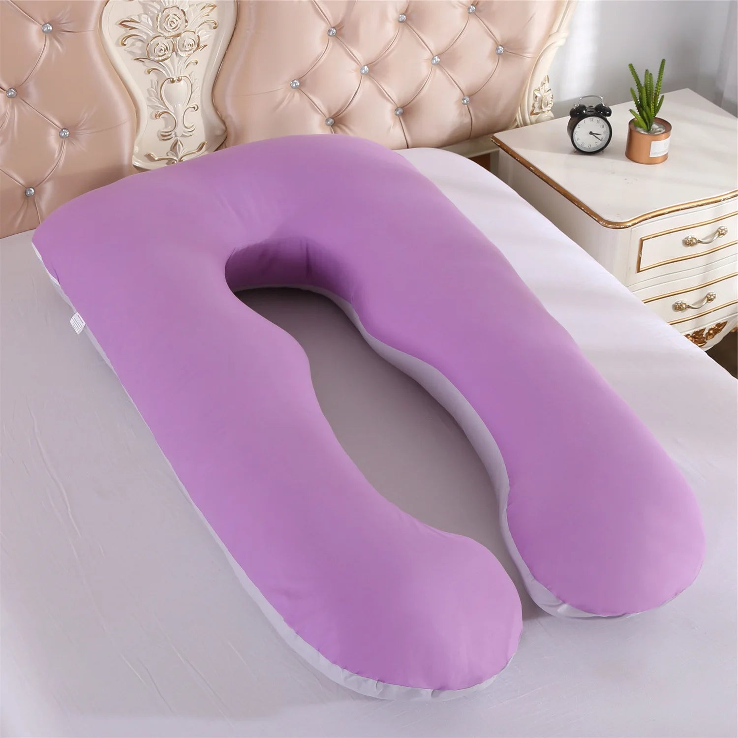 Multifunctional Pregnant Women's Pillow Side Lying Pillow Pure Cotton Detachable and Washable U-shaped Napping Pillow Cushion