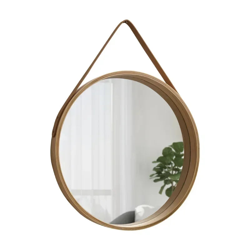 Dormitory Bathroom Toilet Dressing mirror, Wall mounted makeup mirror, easy hanging No punching required