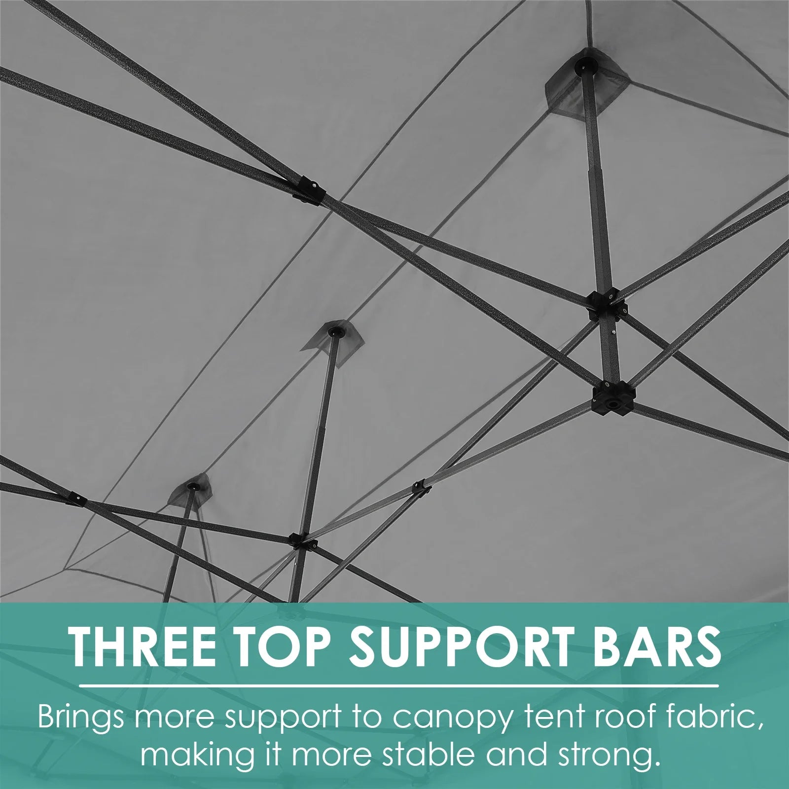 Pavilion Popup Gazebo 3x6m Waterproof Folding Gazebo Tent Party Tent with 6 Side Panels UV 50+ Height Adjustable 2-3M