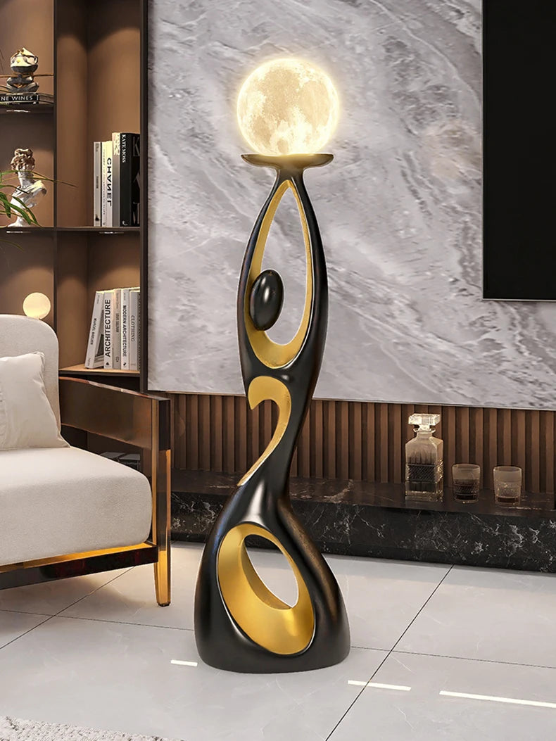 Luxury-simplified floor lamp, living room lamp, bedroom lamp, villa study floor lamp