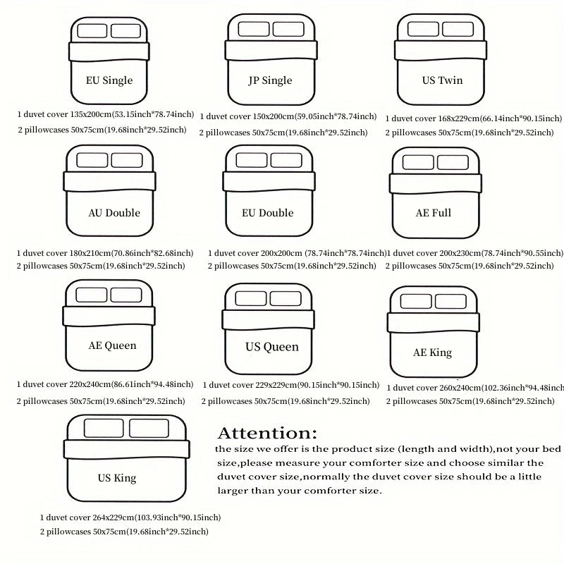 3pcs Satin Duvet cover set (1*Duvet Cover + 2*Pillowcase, Without Core), Black dot print Bedding Set, Soft Comfortable