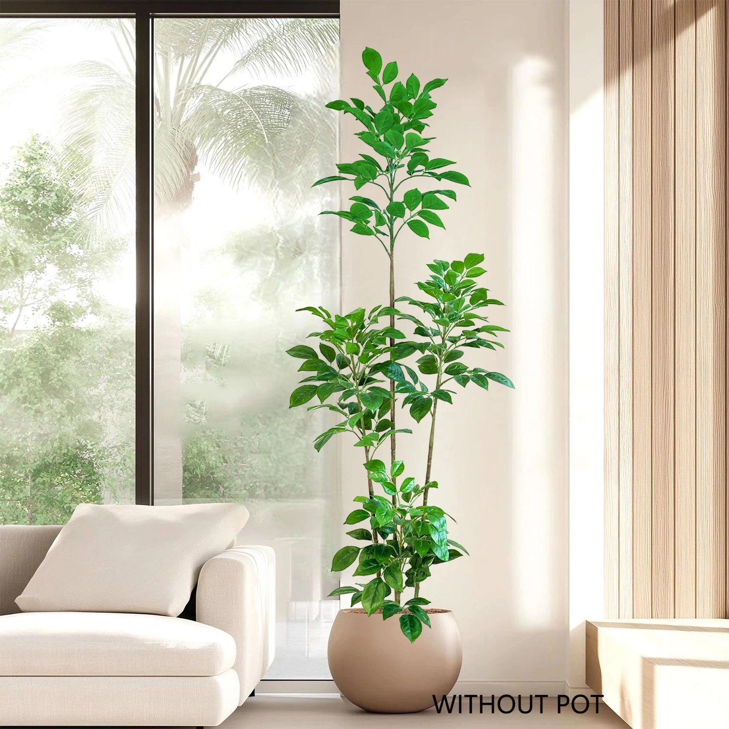 Artificial Green Tree – Realistic Touch Indoor & Outdoor Décor (105–240 cm)