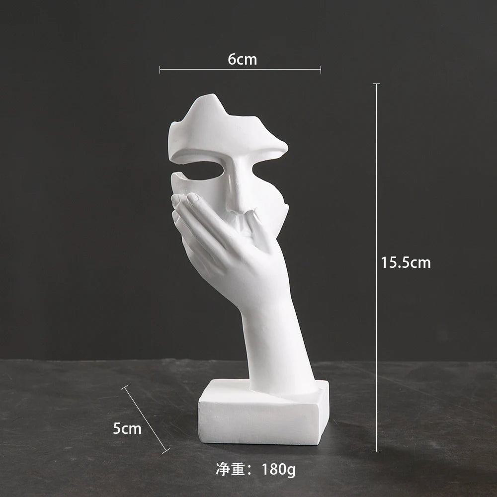 European crafts ornaments simple abstract figure sculpture office living room sculpture art decorations