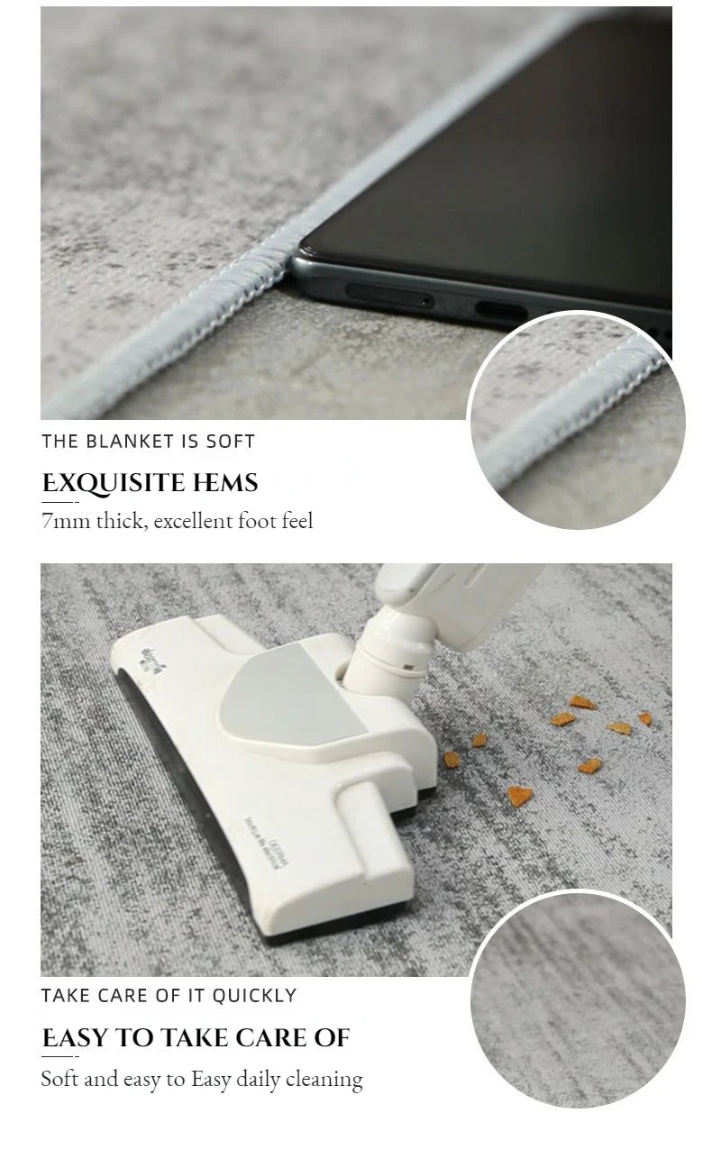 Nordic Modern Villa Long Corridor Carpet Runner Hall Passageway Home Large Rugs Stairway Comfortable Durable Washable Floor Mat