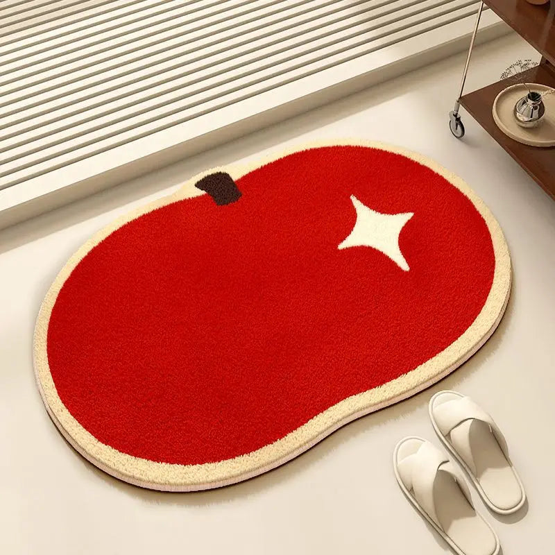 Floor Bath Waterproof Anti-Slip Bedside Rug For Bedroom, Winter Protection Home Decoration For Autumn And Winter