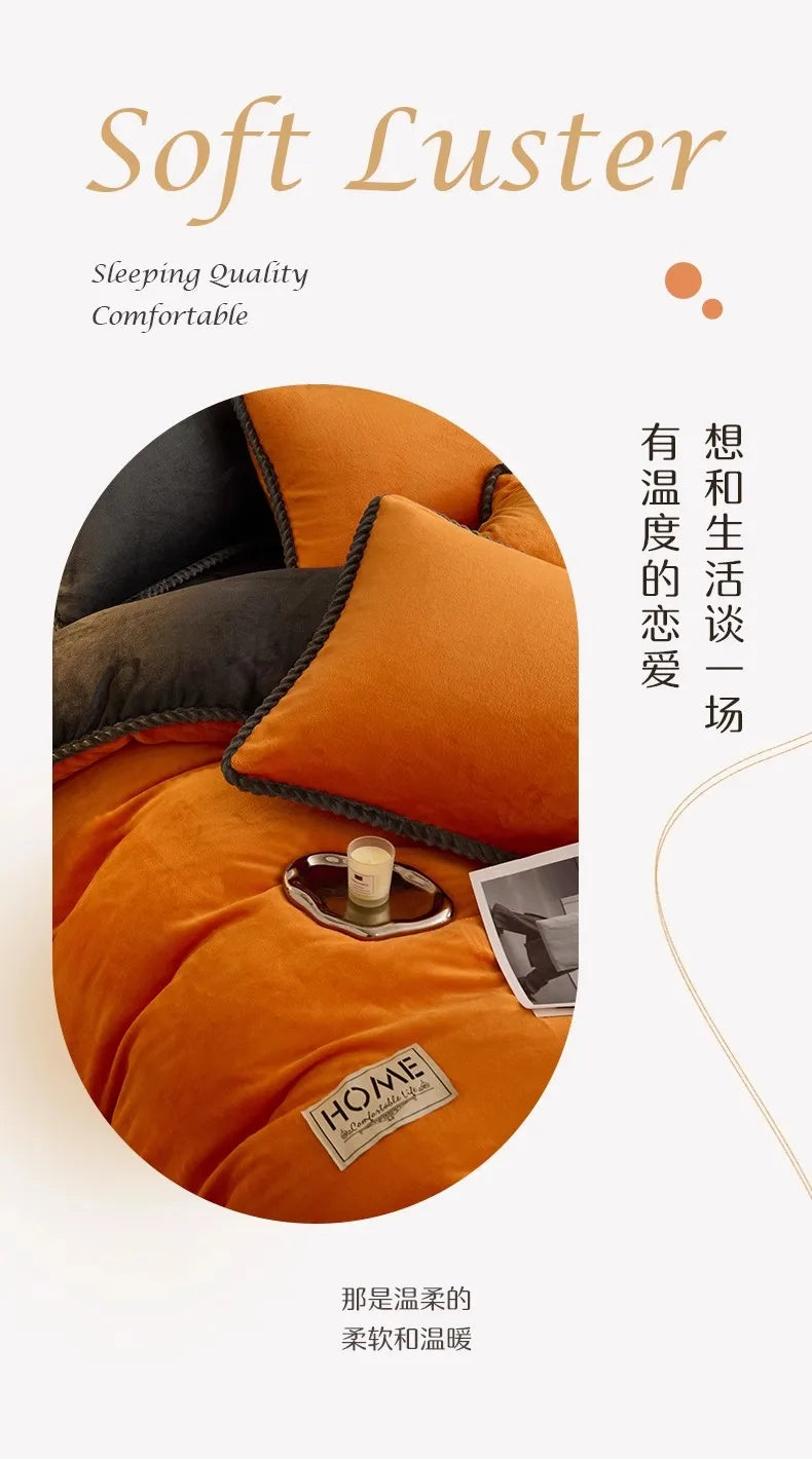 Milk fleece bedding thickened blanket winter lamb wool quilt warm dormitory single double quilt core spring autumn comforter