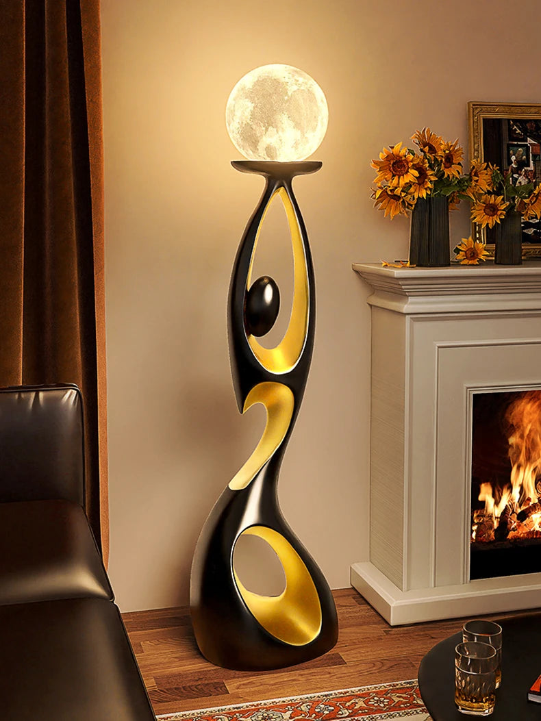 Luxury-simplified floor lamp, living room lamp, bedroom lamp, villa study floor lamp