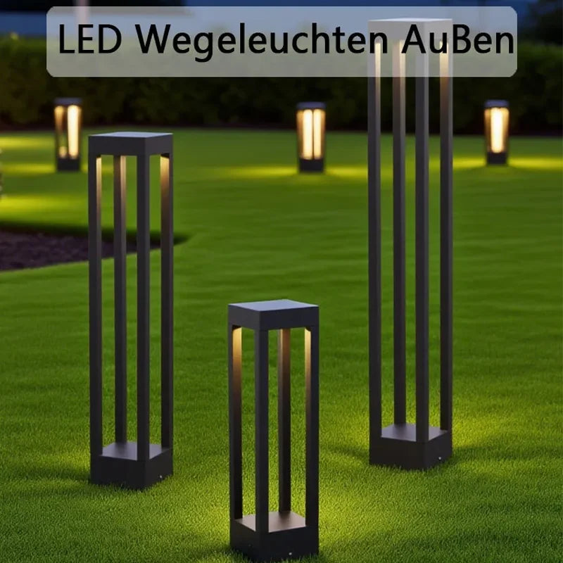 Outdoor Lawn Lamp LED Waterproof Lawn Light Garden Patio Porch Floor Lamps Swim Pool Grassland Road Lighting Decoration Lights
